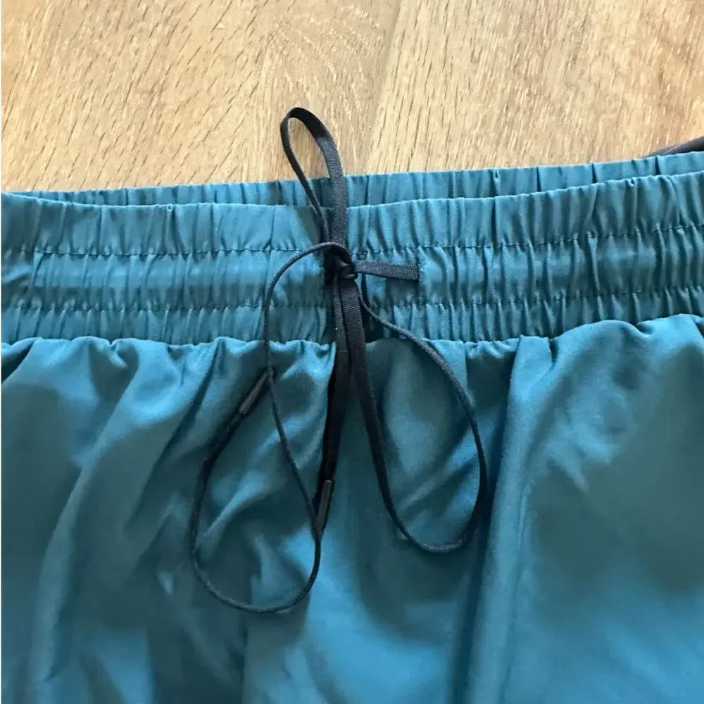 NEW Thrive Societe Athletic Skort Bundle‎ Large Teal Black Tie Waist Activewear